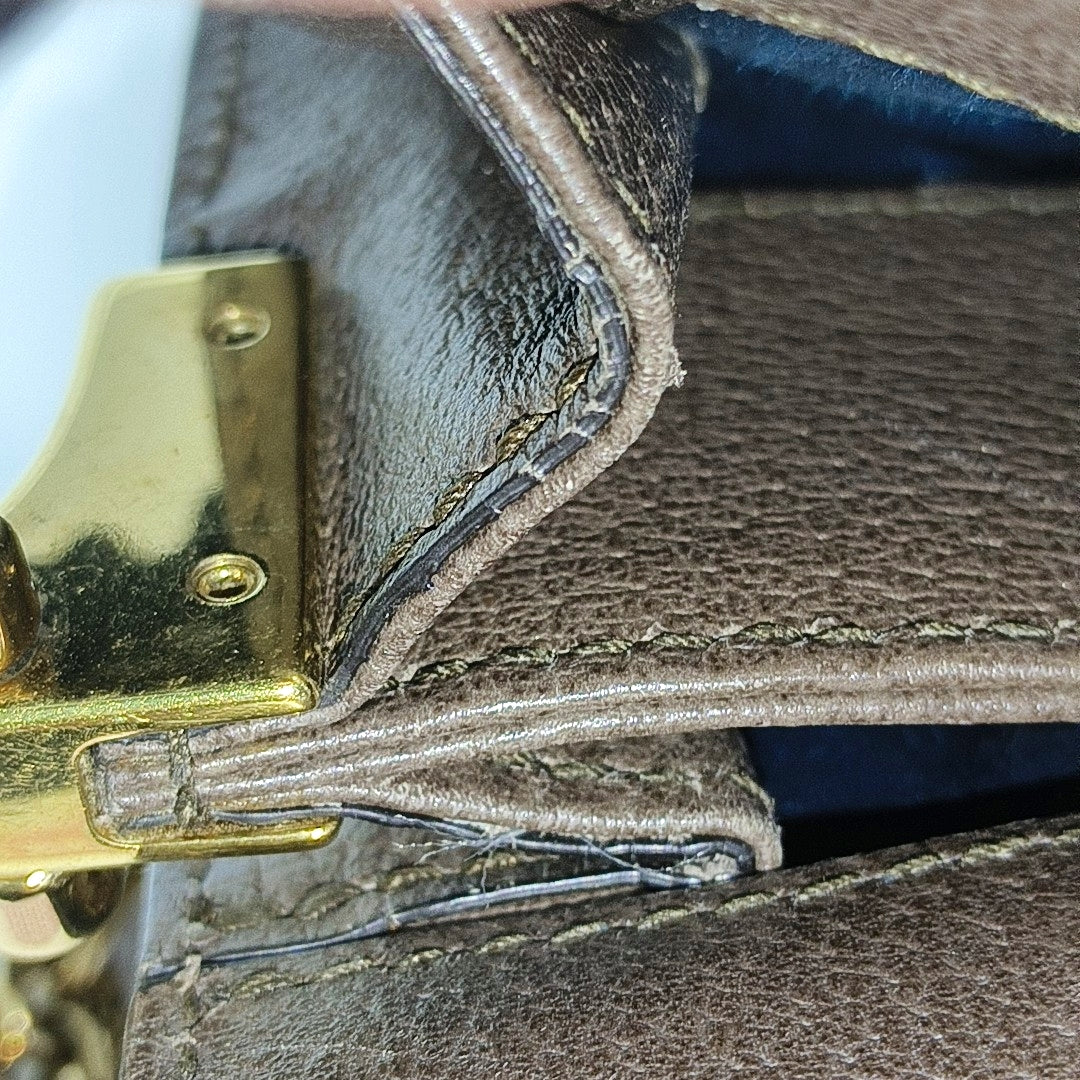 Authenticated pre-owned  Ophidia Small Monogram Coated Canvas Beige - Shoulder Bag at Looply