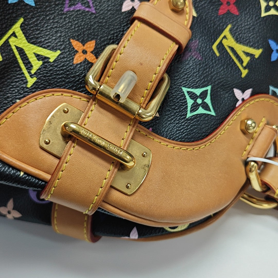 LV × TM CLAUDIA Monogram Coated Canvas Black