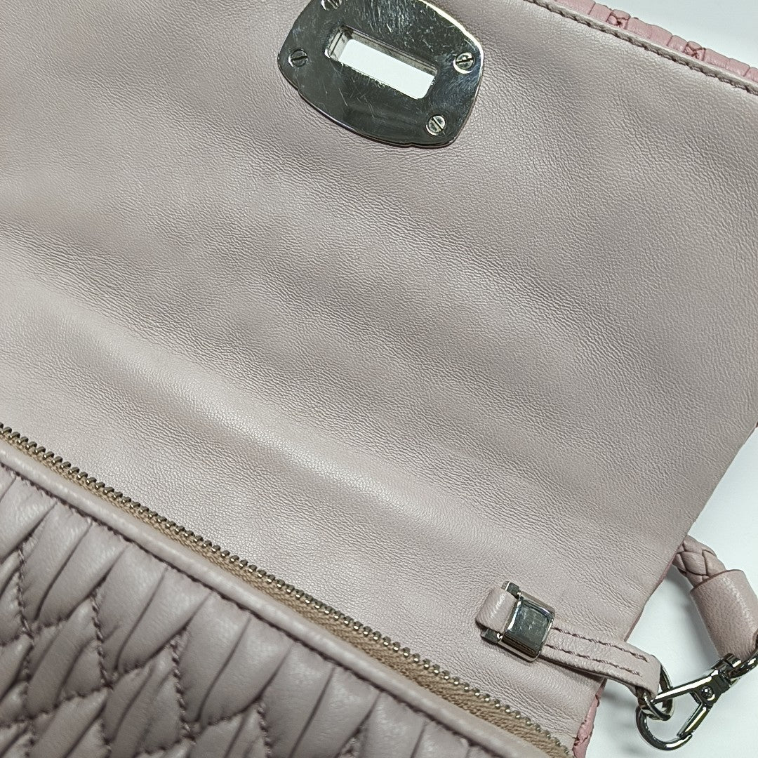 Crystal Quilted Lambskin Red