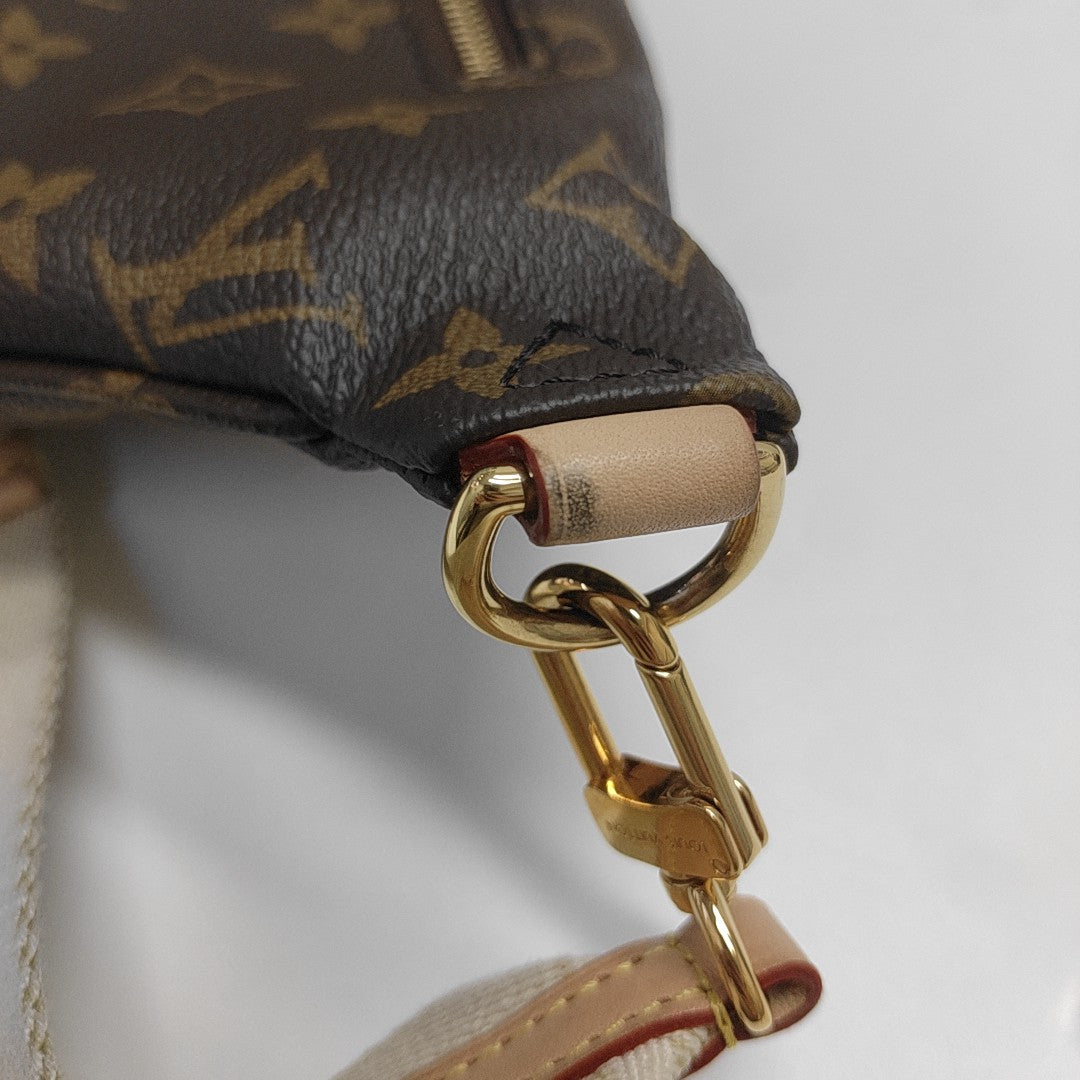 BUMBAG Monogram Coated Canvas Brown