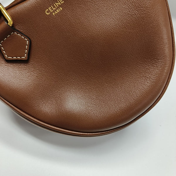Calfskin Shoulder Bag Brown