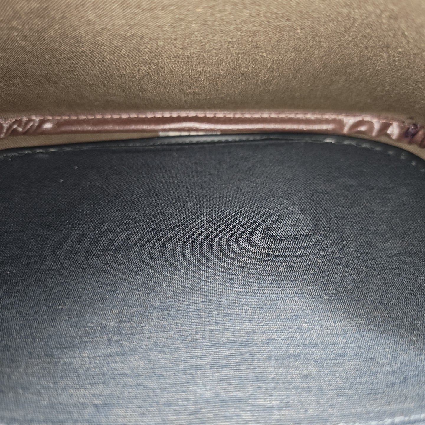 Coated Canvas Shoulder Bag Gray