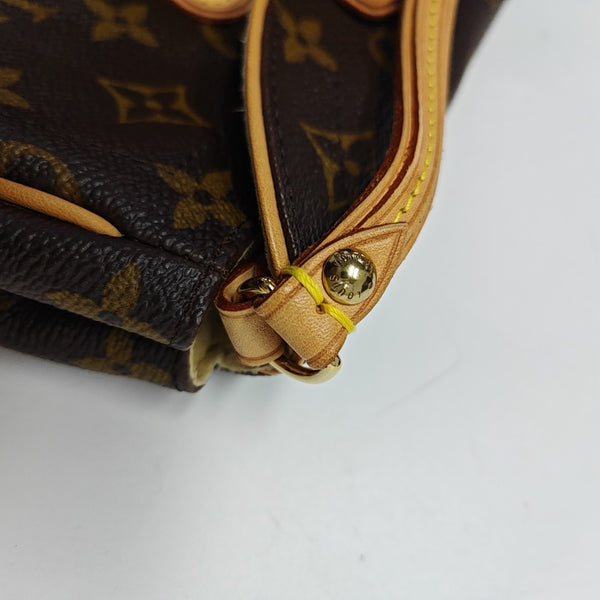BEVERLY MM Monogram Coated Canvas Brown