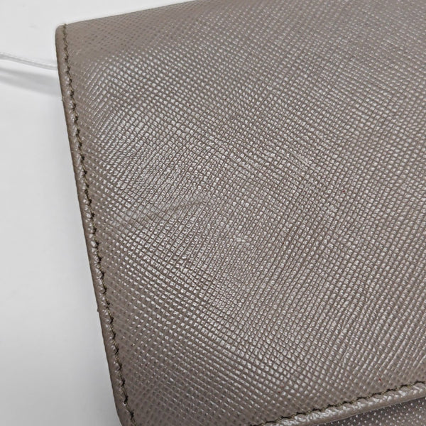 Calfskin Wallet Gray