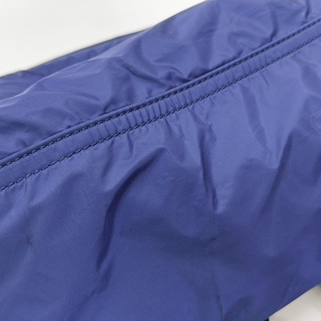 Nylon Shoulder Bag Blue