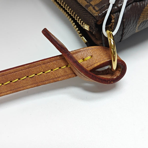 ACCESSOIRES GM Monogram Coated Canvas Brown