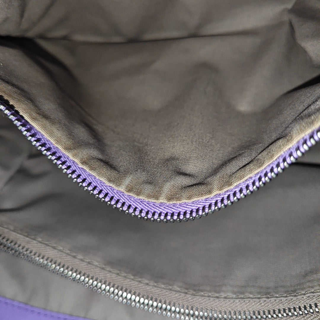 Lambskin Tote Bag Purple