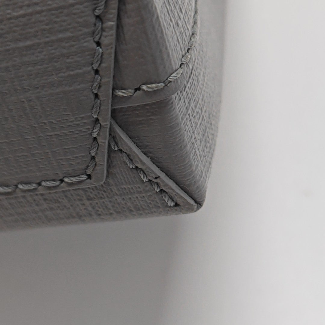 Shopping Bag Calfskin Gray
