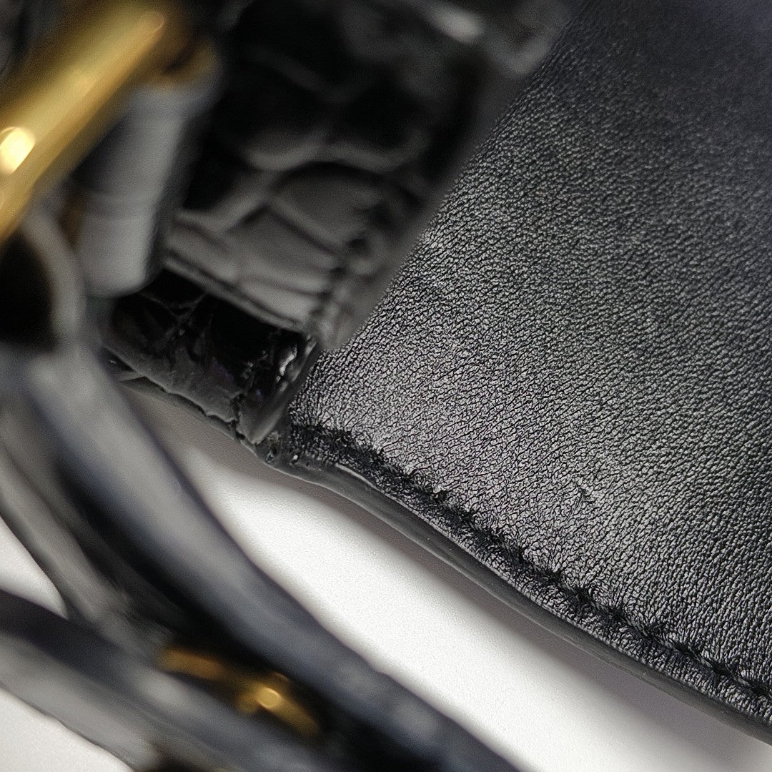 Sharp Calfskin Black