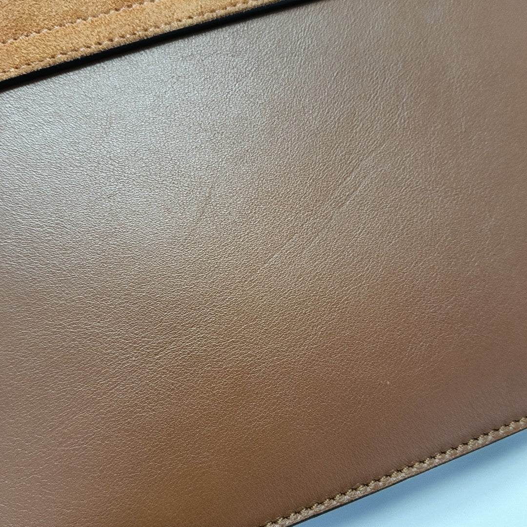 Faye Small Calfskin Brown