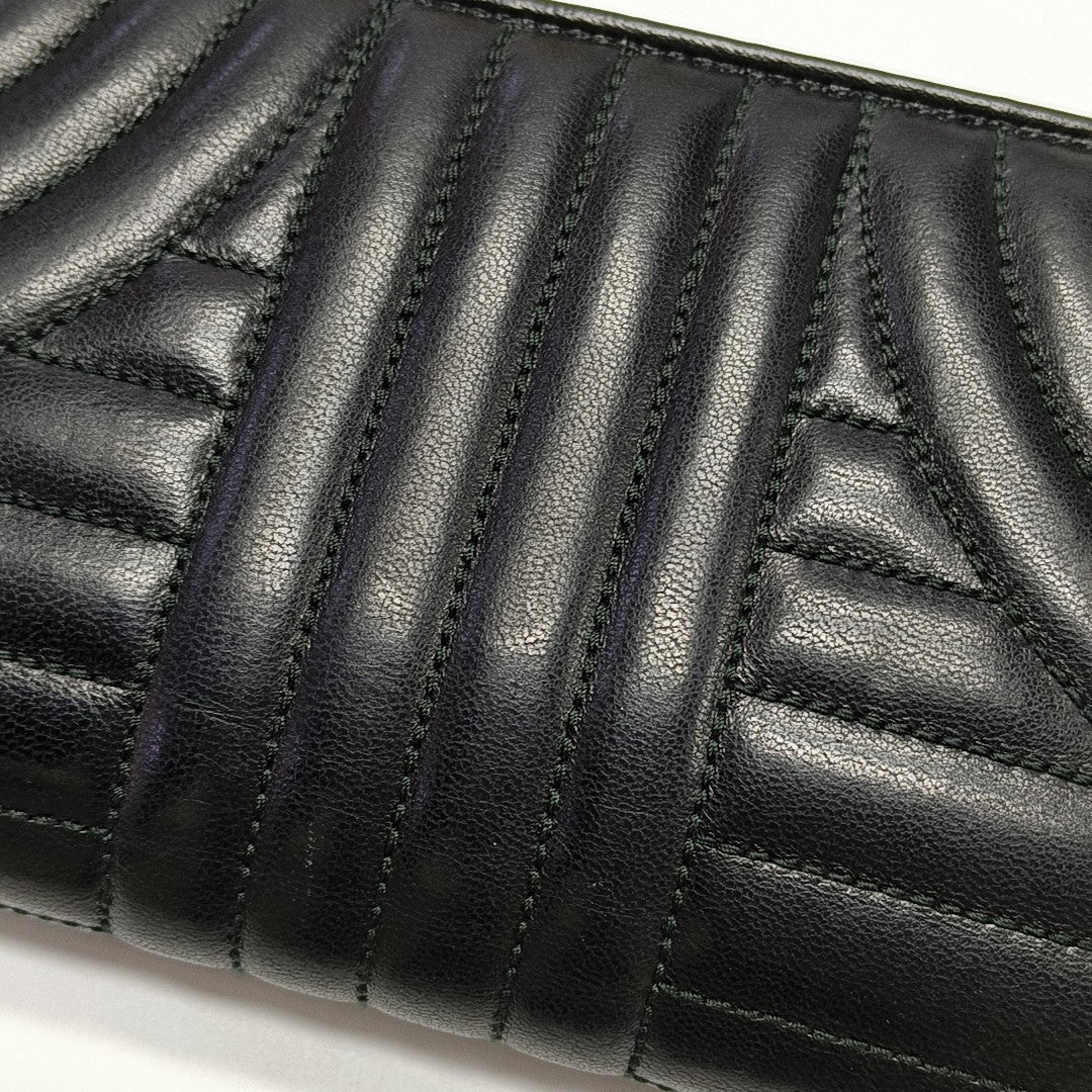 Diagramme Mini Quilted Lambskin Black