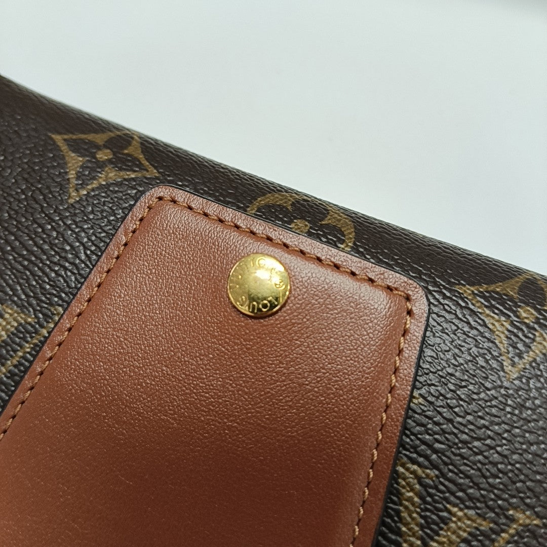 PADLOCK Monogram Coated Canvas Brown