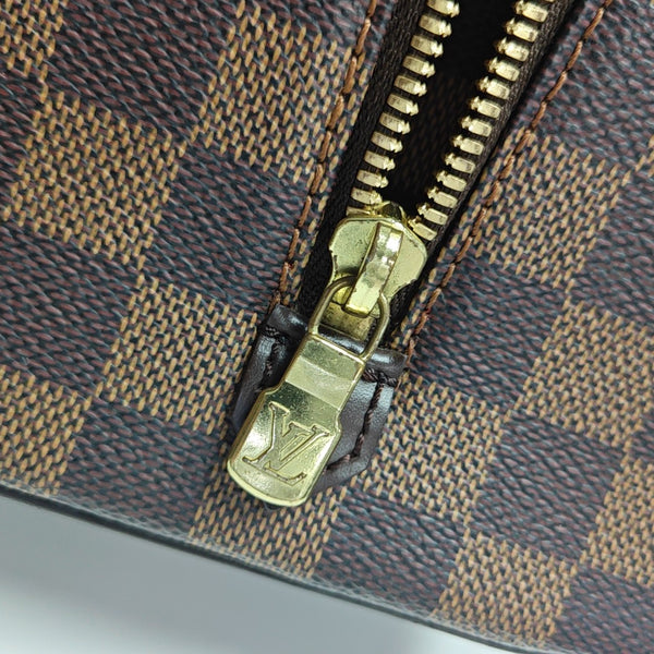 RIBERA MM Damier Ebene Coated Canvas Brown