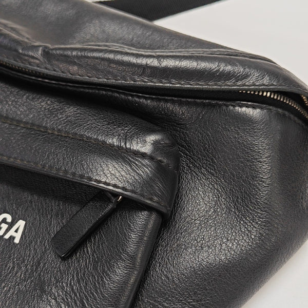 Calfskin Belt Bag Black