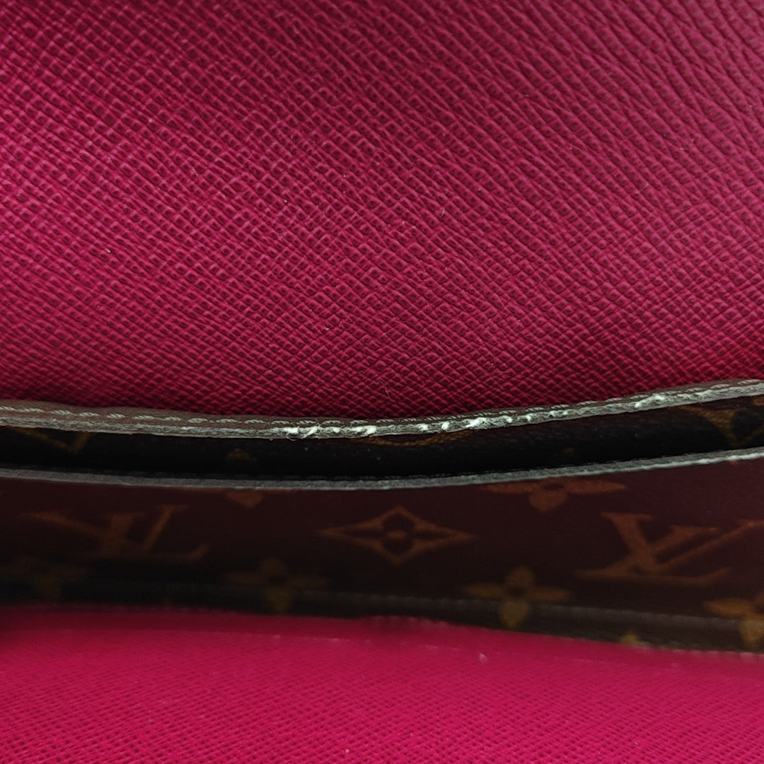 JOSÉPHINE Monogram Coated Canvas Brown Wallet