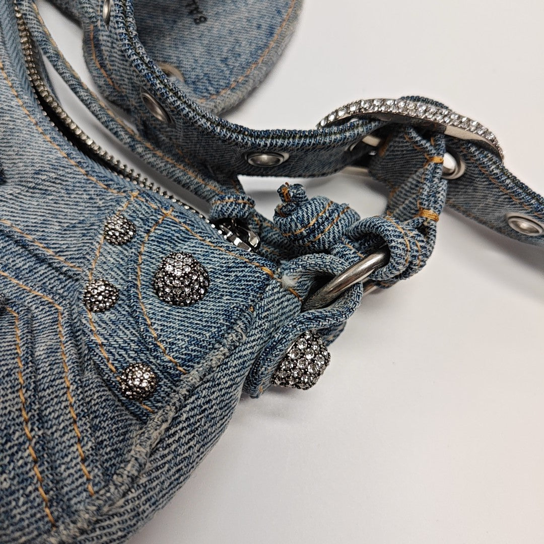 Le Cagole Mini Denim Blue