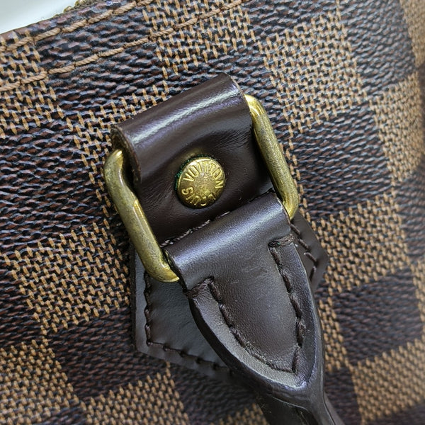 SPEEDY 30 Damier Ebene Coated Canvas Brown