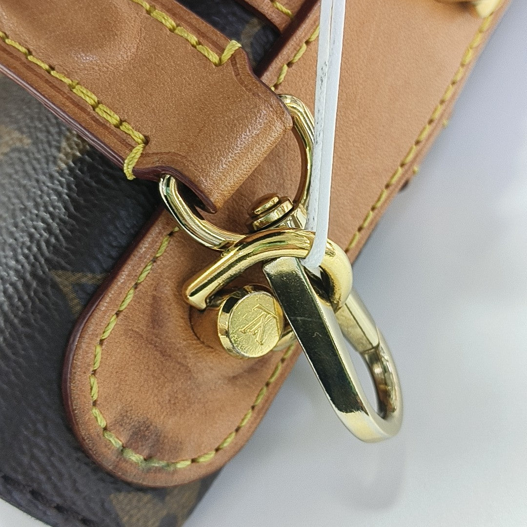 DUFFLE Monogram Coated Canvas Brown