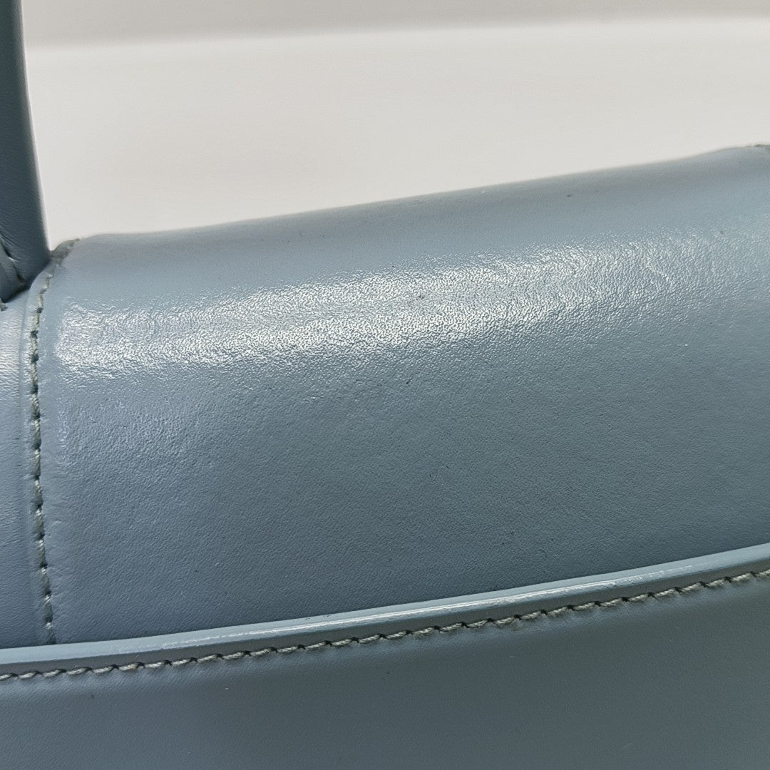 Hourglass S Calfskin Blue