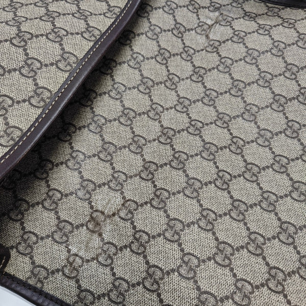 Monogram Coated Canvas Shoulder Bag Beige