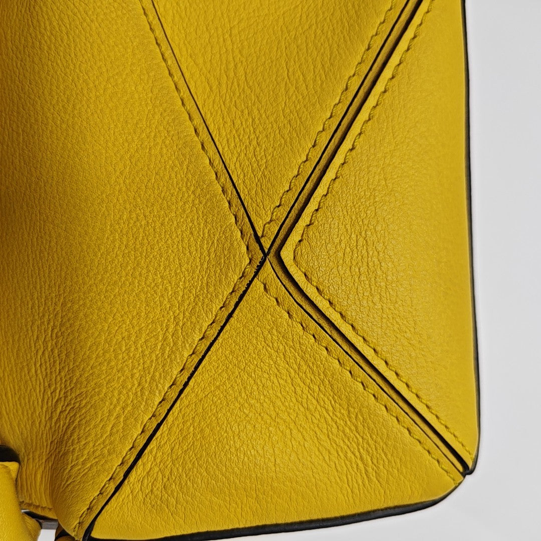 Puzzle Calfskin Yellow