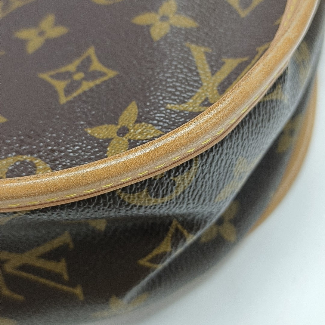 MENILMONTANT PM Monogram Coated Canvas Brown