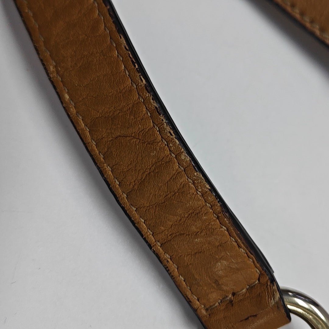 Ligne Shima Monogram Calfskin Brown