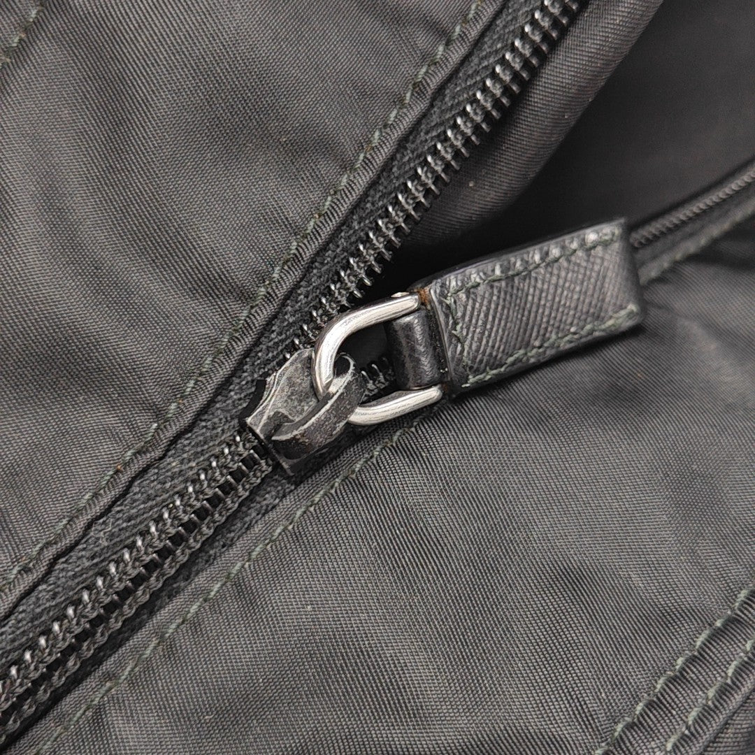 Nylon Shoulder Bag Black