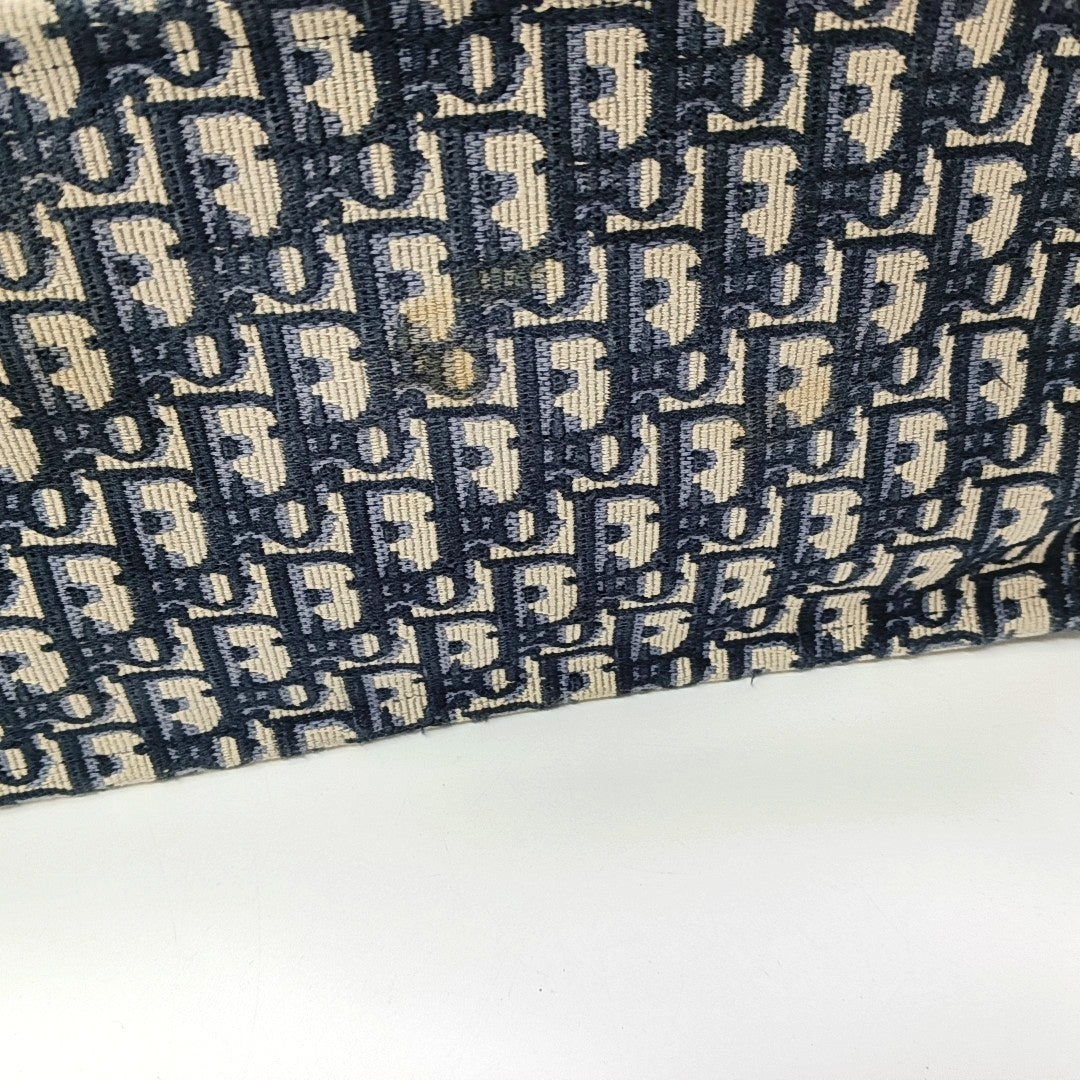 Book Tote Medium Oblique Canvas Blue
