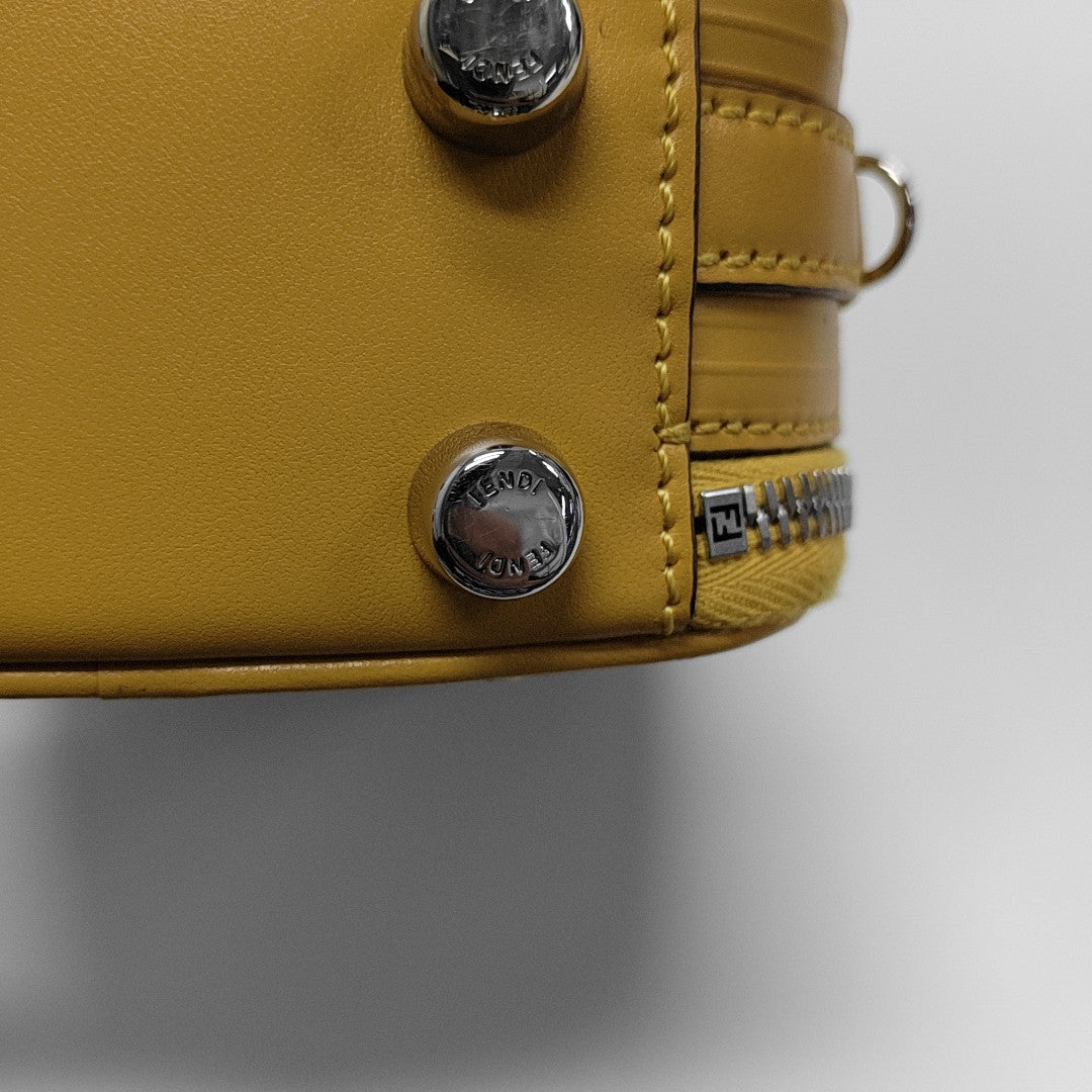 Calfskin Shoulder Bag Mini Yellow