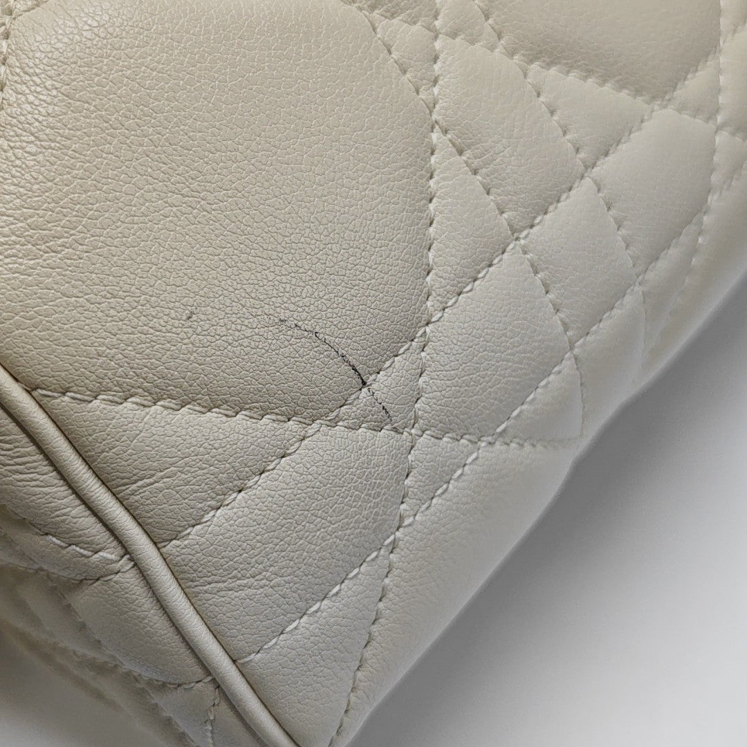 Cannage Calfskin White