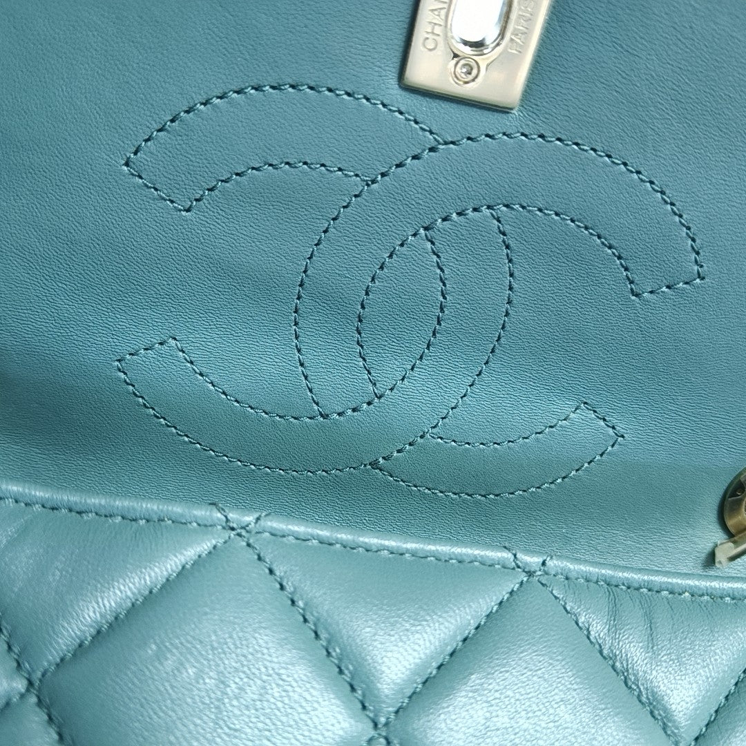 TRENDY CC Quilted Lambskin Green