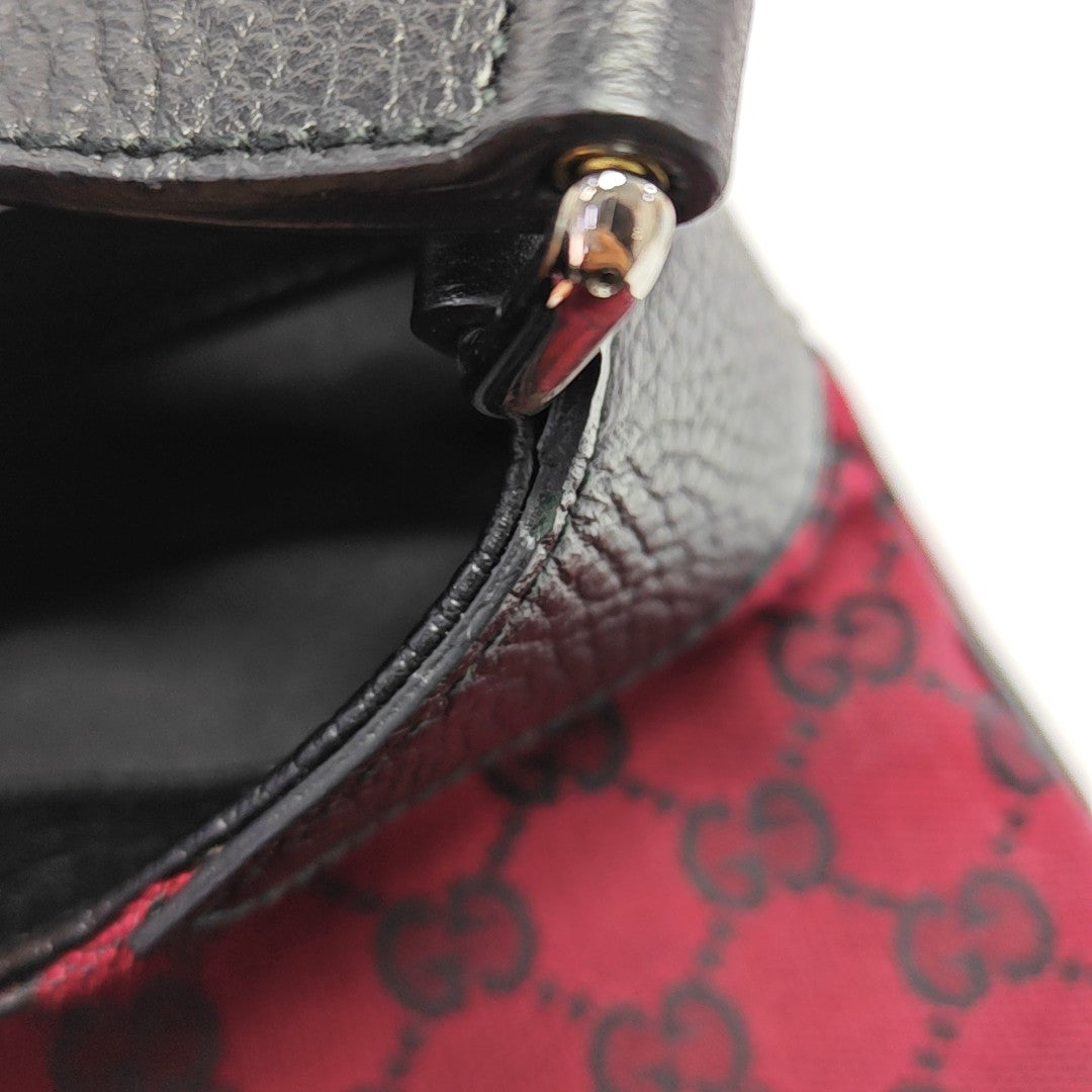 Monogram Canvas Top Handle Bag Red