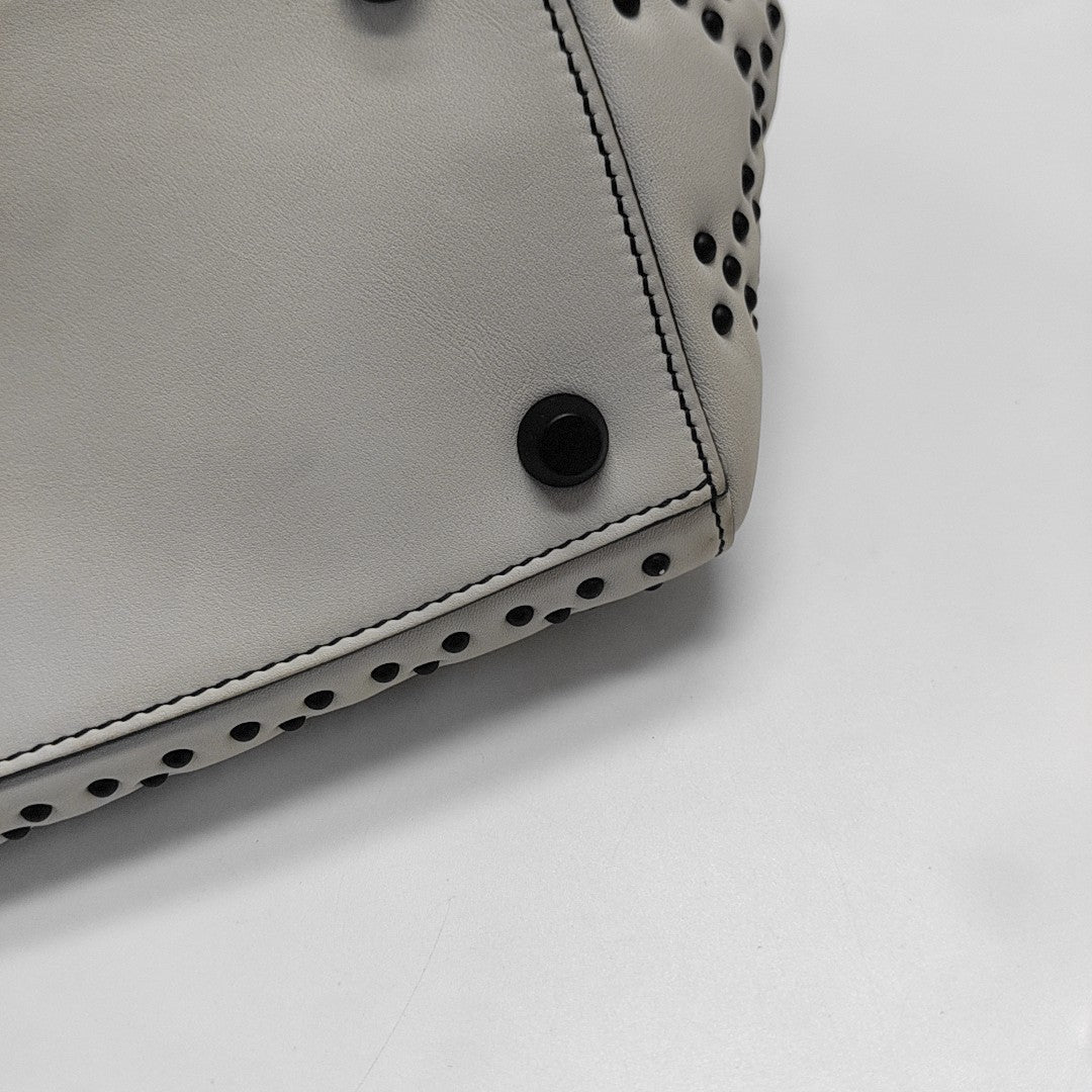 Lambskin Shoulder Bag White