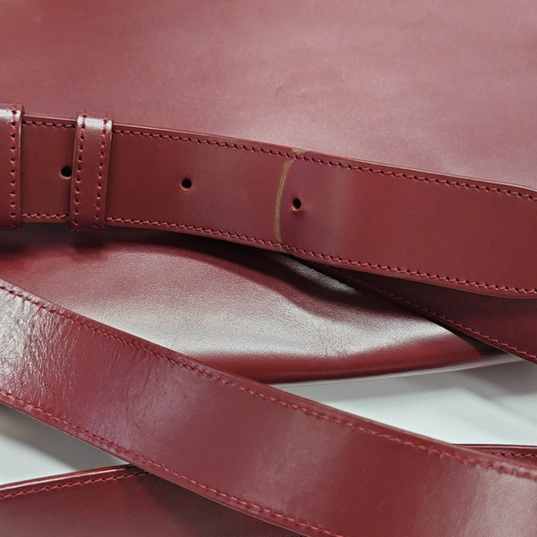 Calfskin Shoulder Bag Red