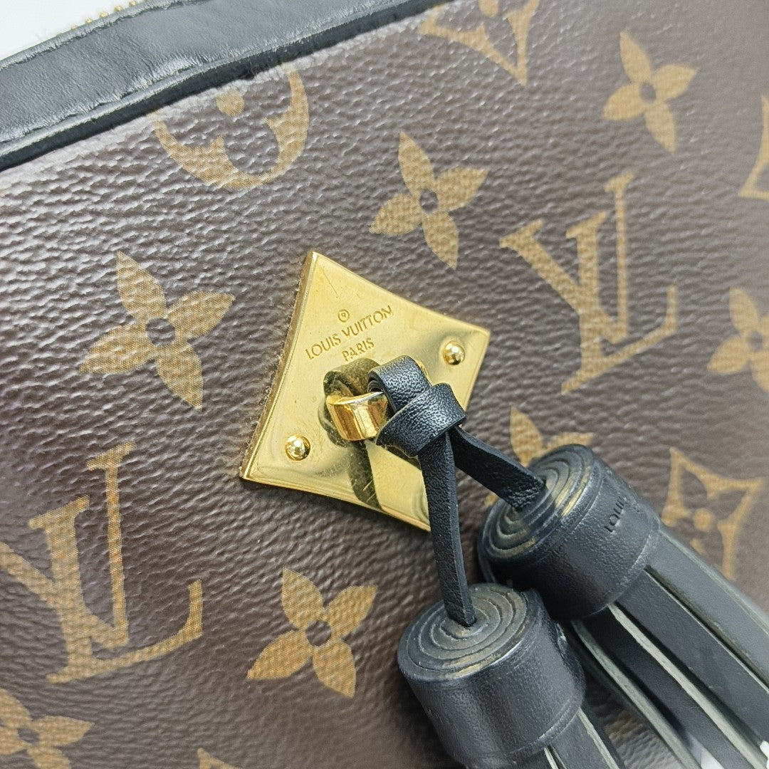 SAINTONGE Monogram Coated Canvas Brown