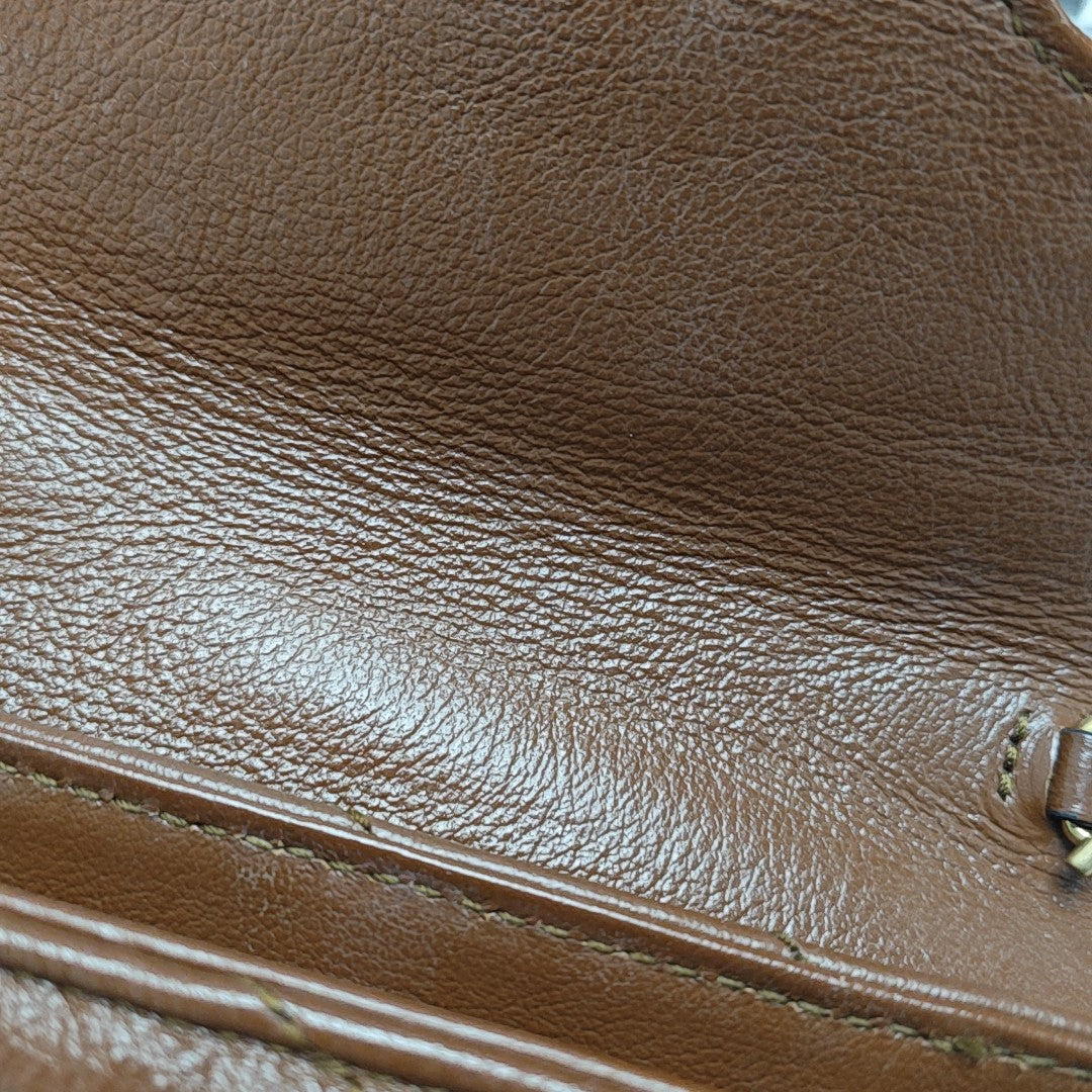 GG Marmont Mini Quilted Calfskin Brown