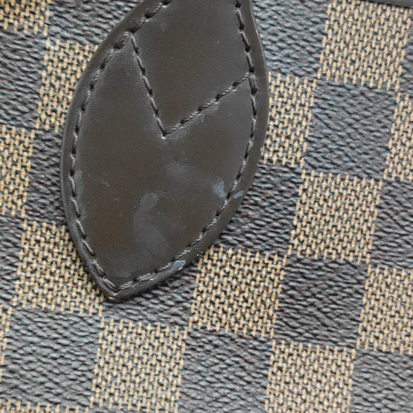 NEVERFULL MM Damier Ebene Coated Canvas Brown