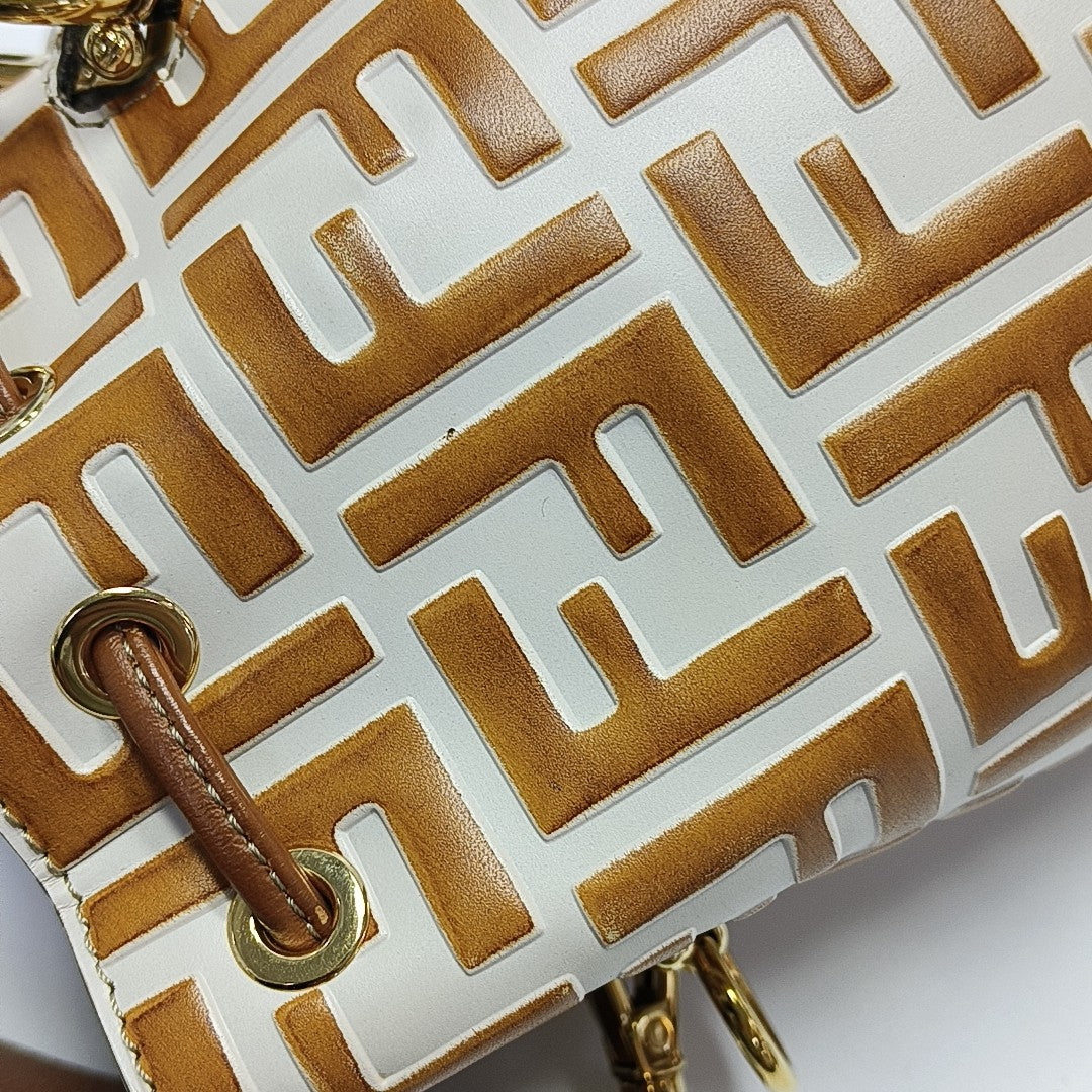 Mon Tresor Mini Calfskin White