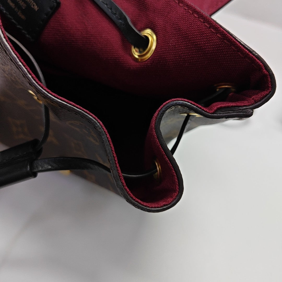 MONTSOURIS BB Monogram Coated Canvas Brown