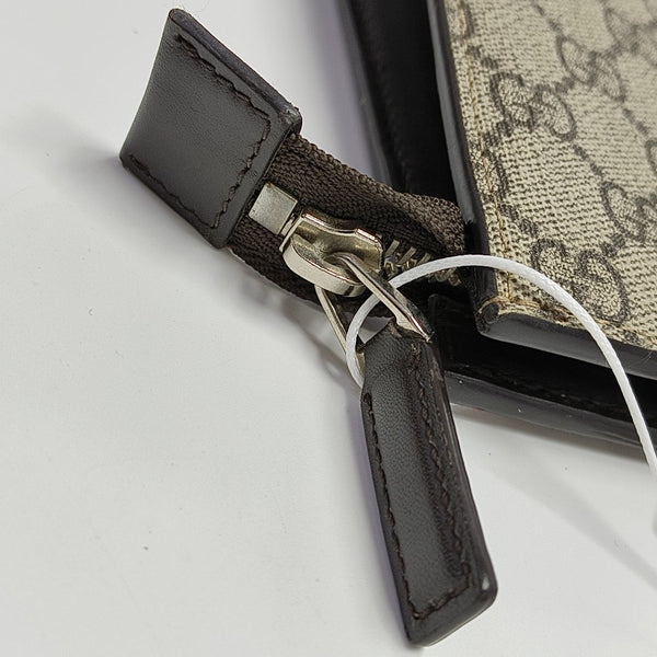 GG Supreme Monogram Coated Canvas Black