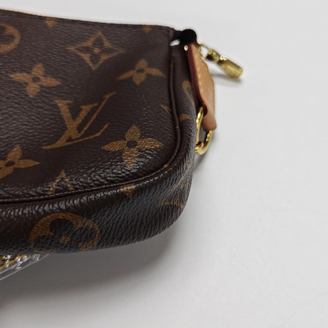 ACCESSOIRES Mini Monogram Coated Canvas Brown