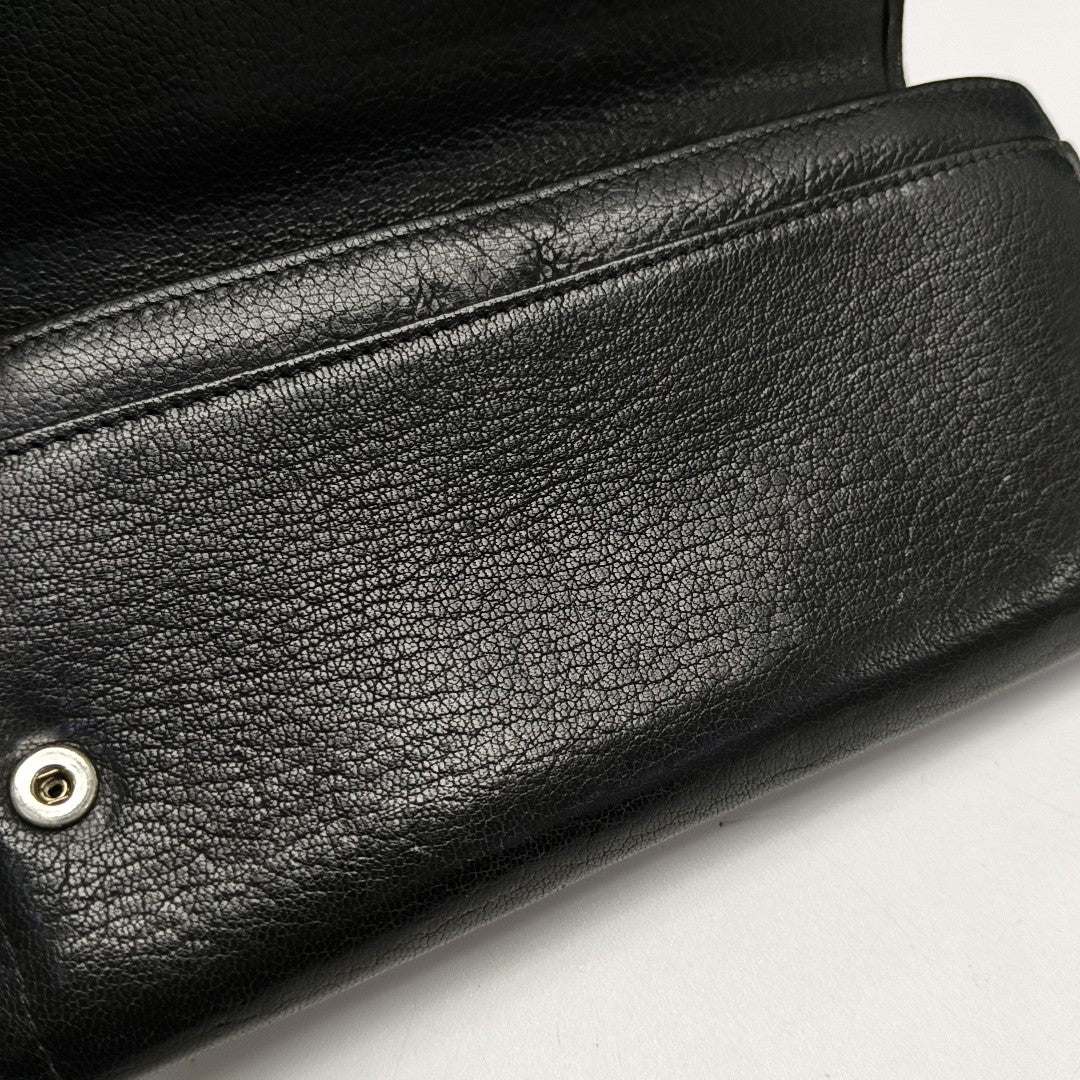 Calfskin Wallet Black