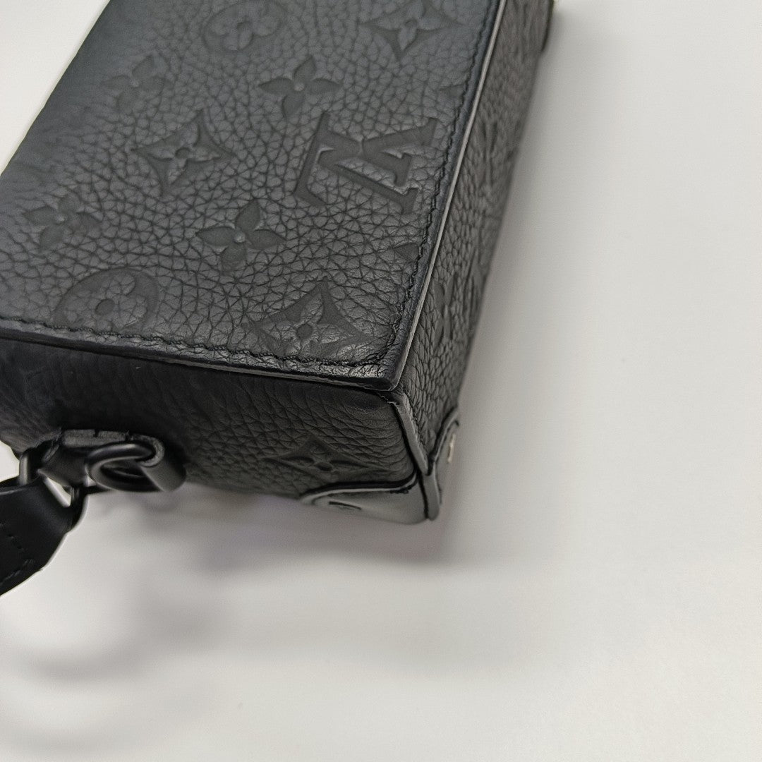 SOFT TRUNK Mini Monogram Calfskin Black
