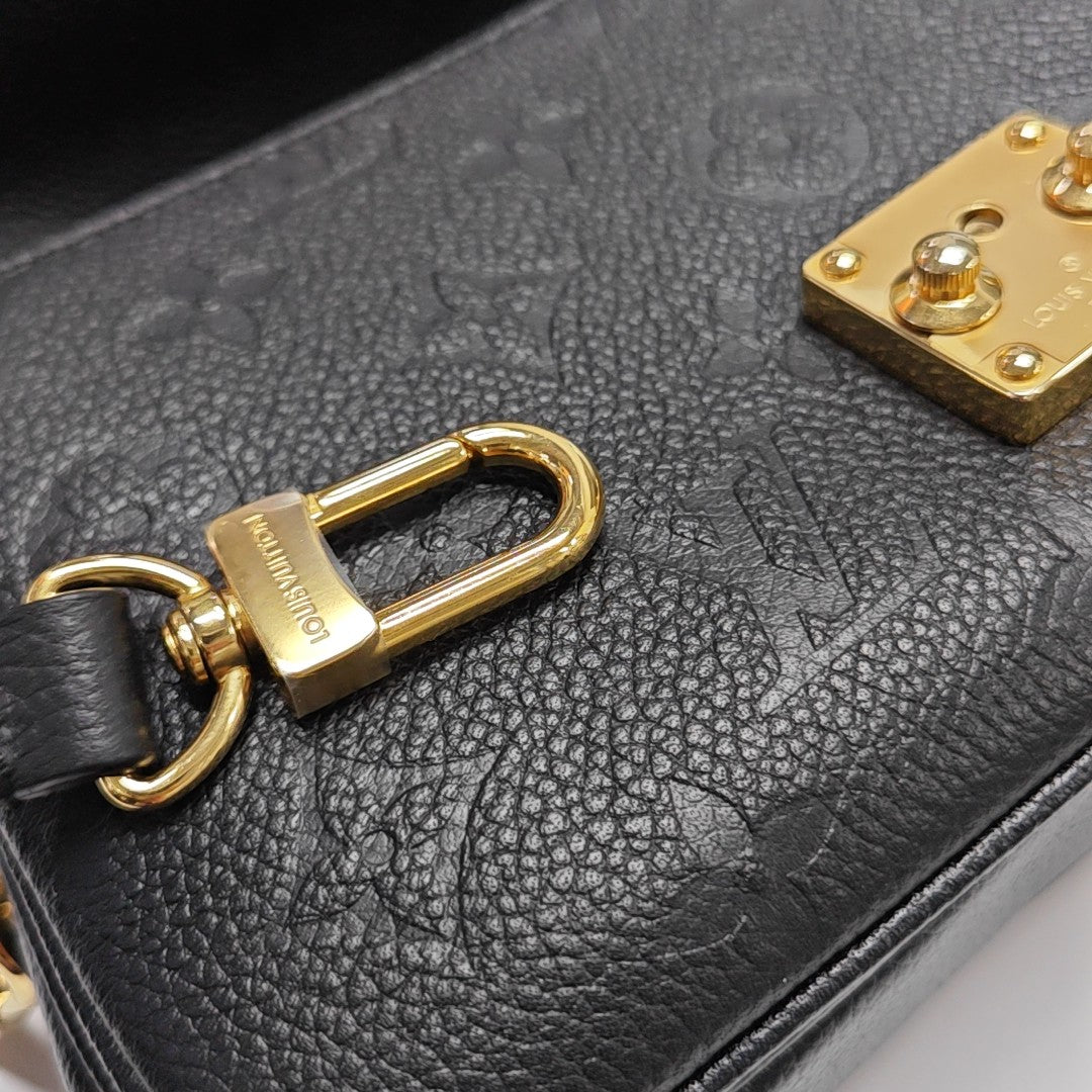 MÉTIS EAST WEST Monogram Calfskin Black