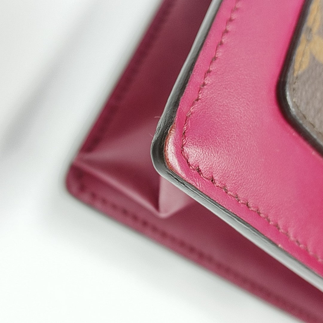 FLORE Monogram Coated Canvas Brown
