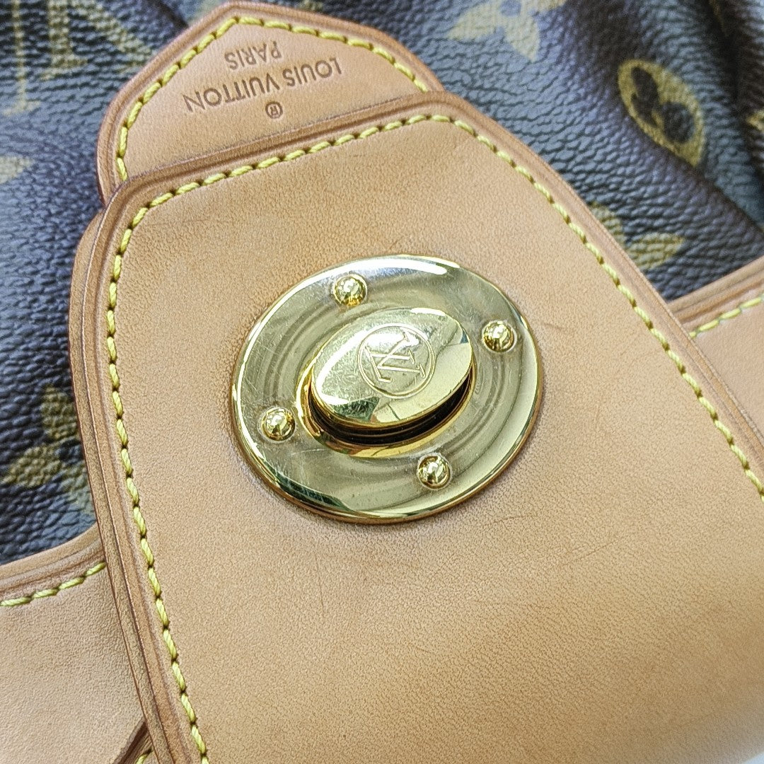 VINTAGE BOETIE PM Monogram Coated Canvas Brown