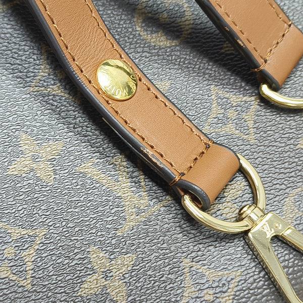 DAUPHINE MM Monogram Coated Canvas Brown