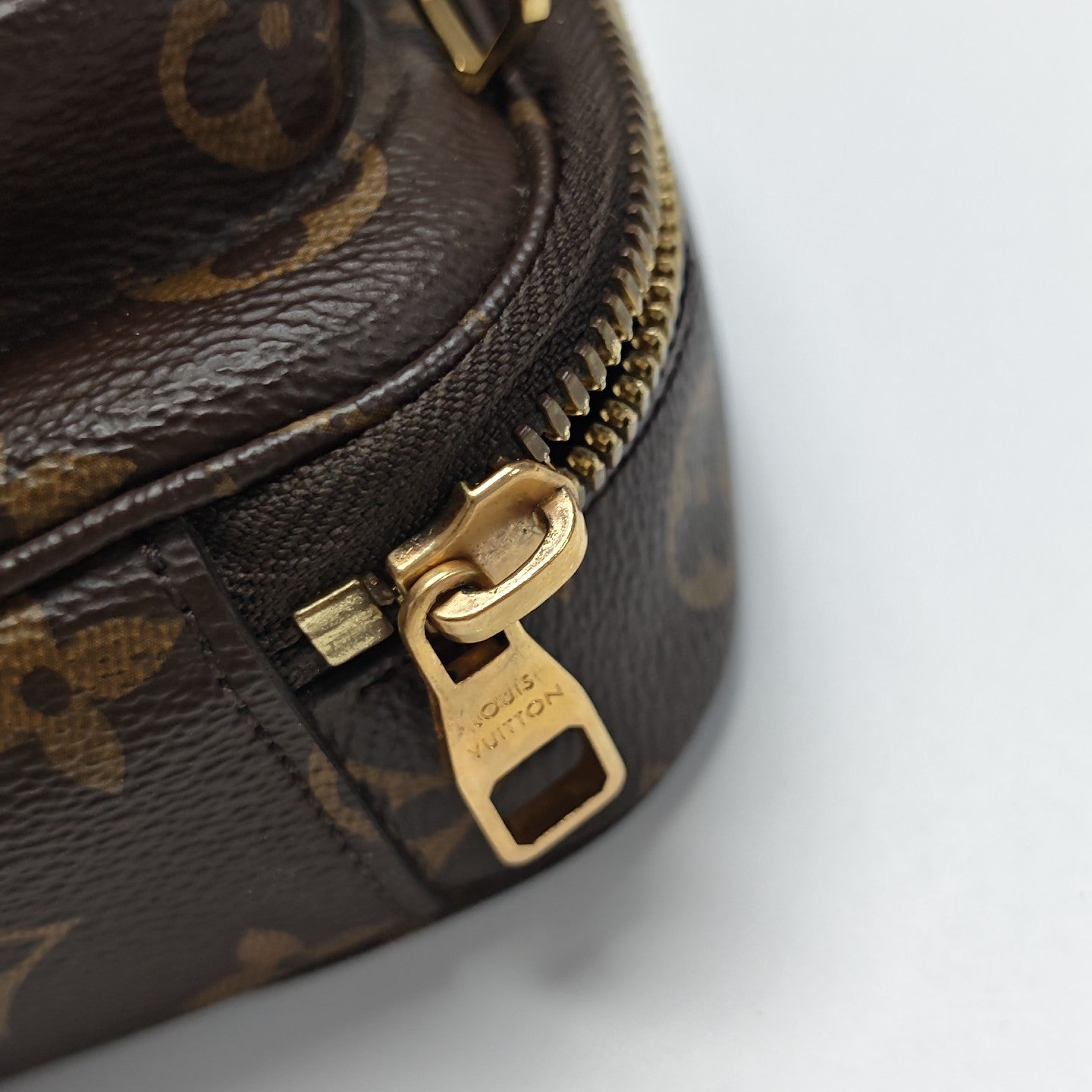 UTILITY Monogram Coated Canvas Brown