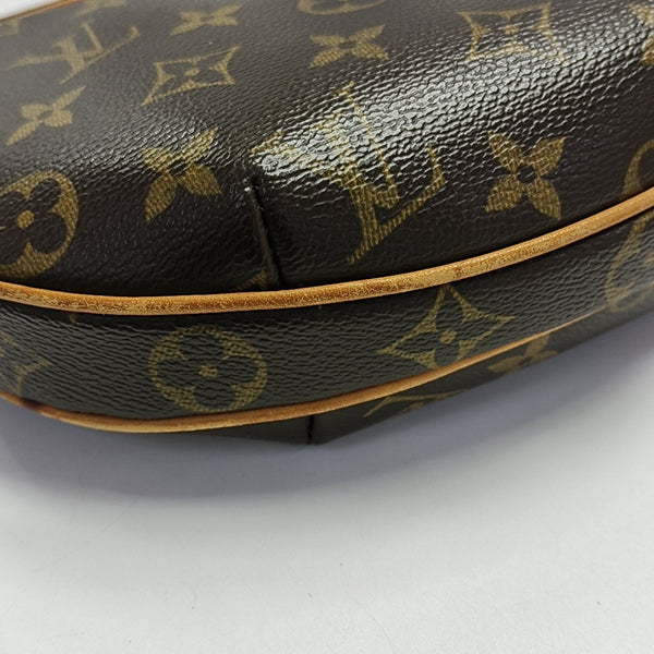 CROISSANT PM Monogram Coated Canvas Brown